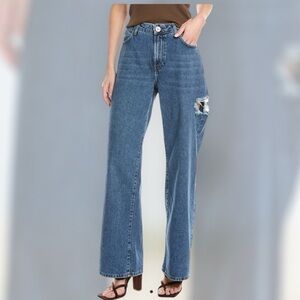 One Teaspoon Jackson Rosewood Wide Leg Jeans